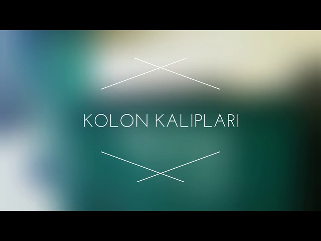 KOLON KALIPLARI - ÖMEROĞLU BETON KALIP